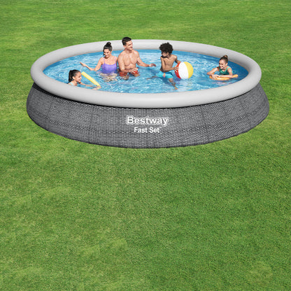 Inflatable pool Bestway Grey 9677 L 457 x 84 cm