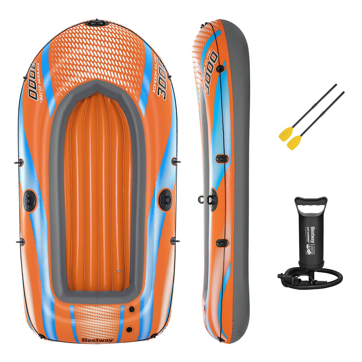 Inflatable boat Bestway Kondor Elite 3000 246 x 122 x 45 cm