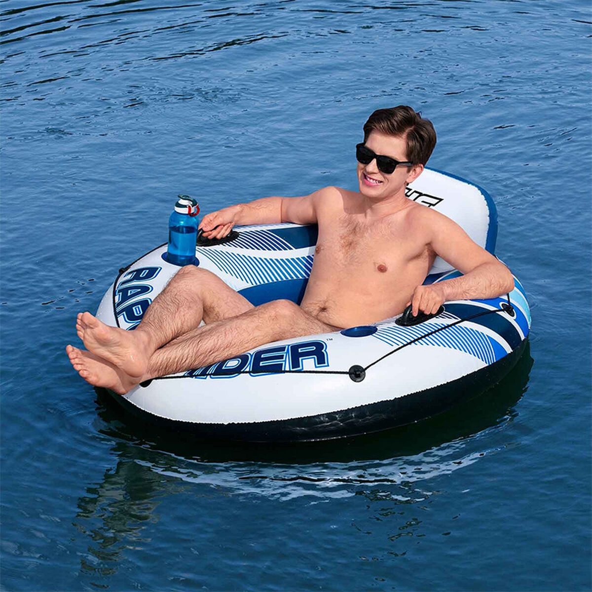 Bestway Uppblåsbart hjul med handtag Rapid Rider D135 cm Strand och Pool 43116 finns hos Aktivcamping