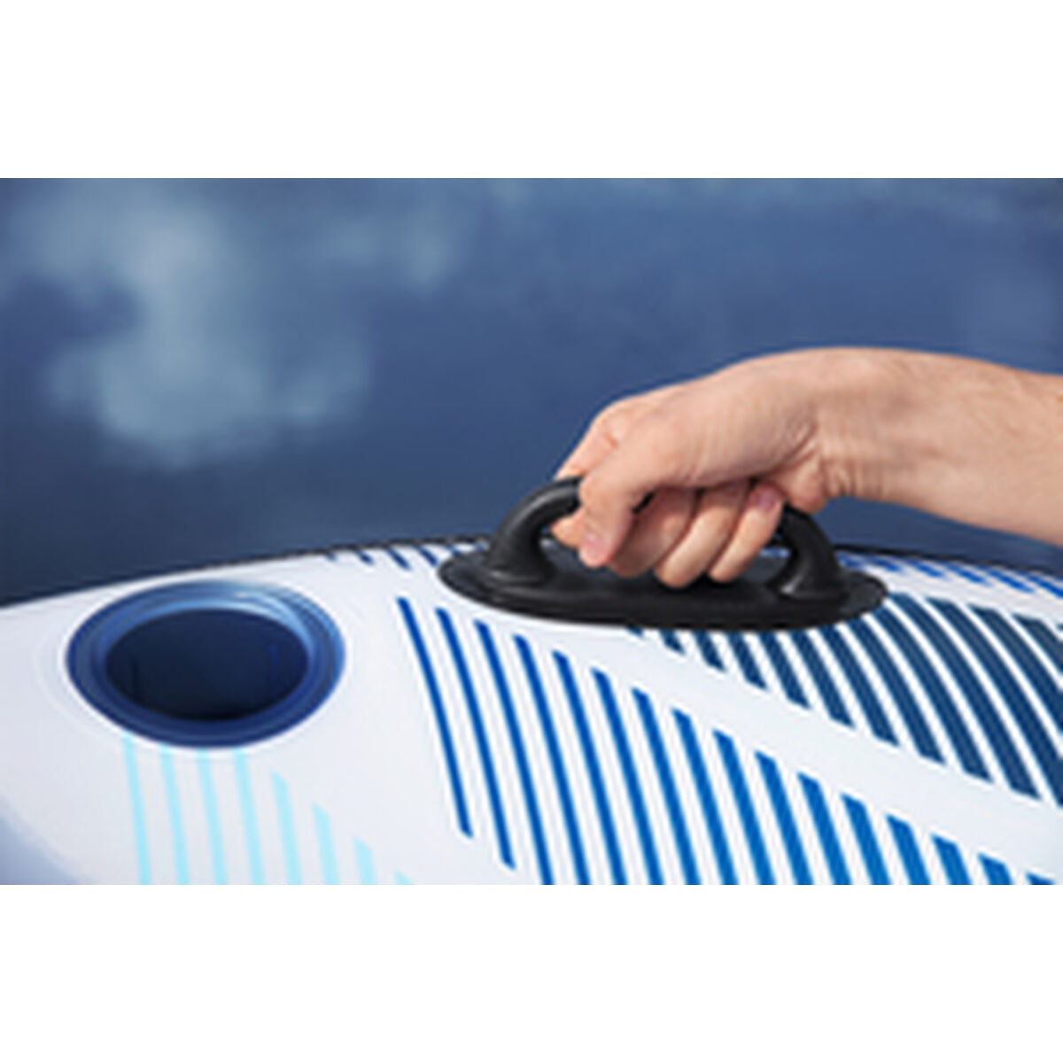Bestway Uppblåsbart hjul med handtag Rapid Rider D135 cm Strand och Pool 43116 finns hos Aktivcamping