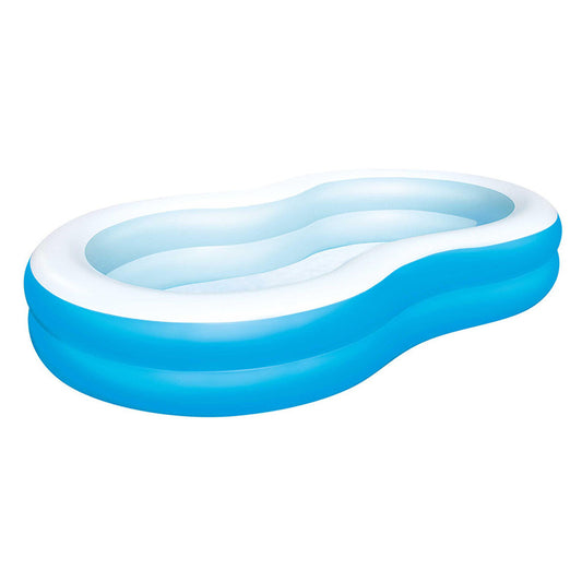 Bestway Uppblåsbar Pool 2 Kammare Stora Sjön 262x157x46 cm +3 År Trädgård 54117 finns hos Aktivcamping