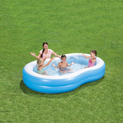 Bestway Uppblåsbar Pool 2 Kammare Stora Sjön 262x157x46 cm +3 År Trädgård 54117 finns hos Aktivcamping