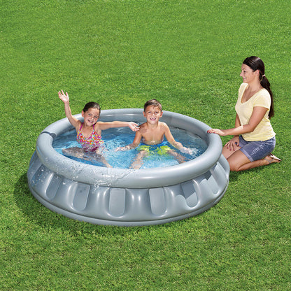 Bestway Uppblåsbar barnpool 3 kammare rymdskepp 152x43cm +3 år Trädgård 51080 finns hos Aktivcamping