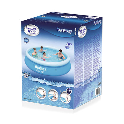 Inflatable pool Bestway Blue 5377 L 366 x 76 cm