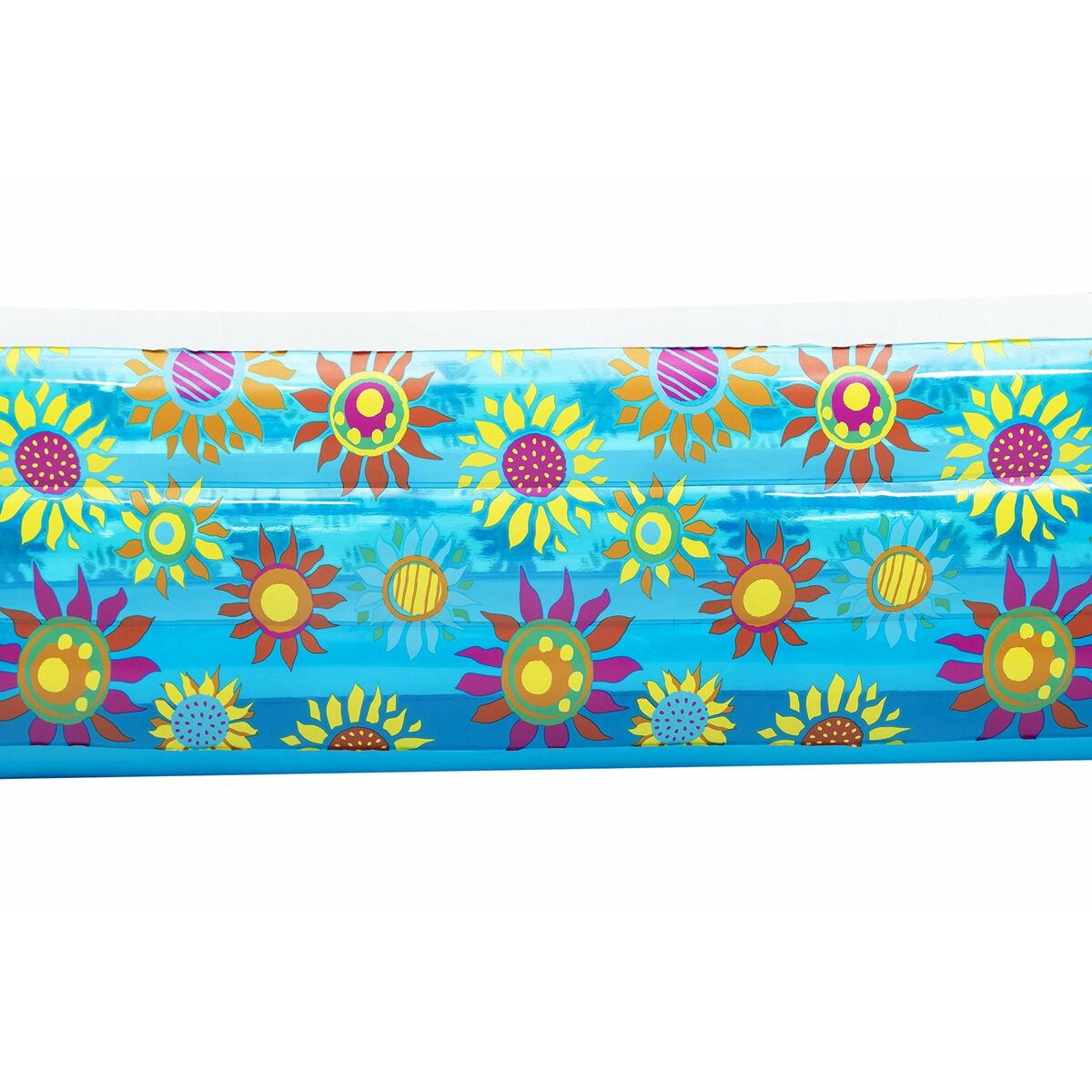 Uppblåsbar plaskpool för barn Bestway Multicolour 305 x 183 x 56 cm Blommig