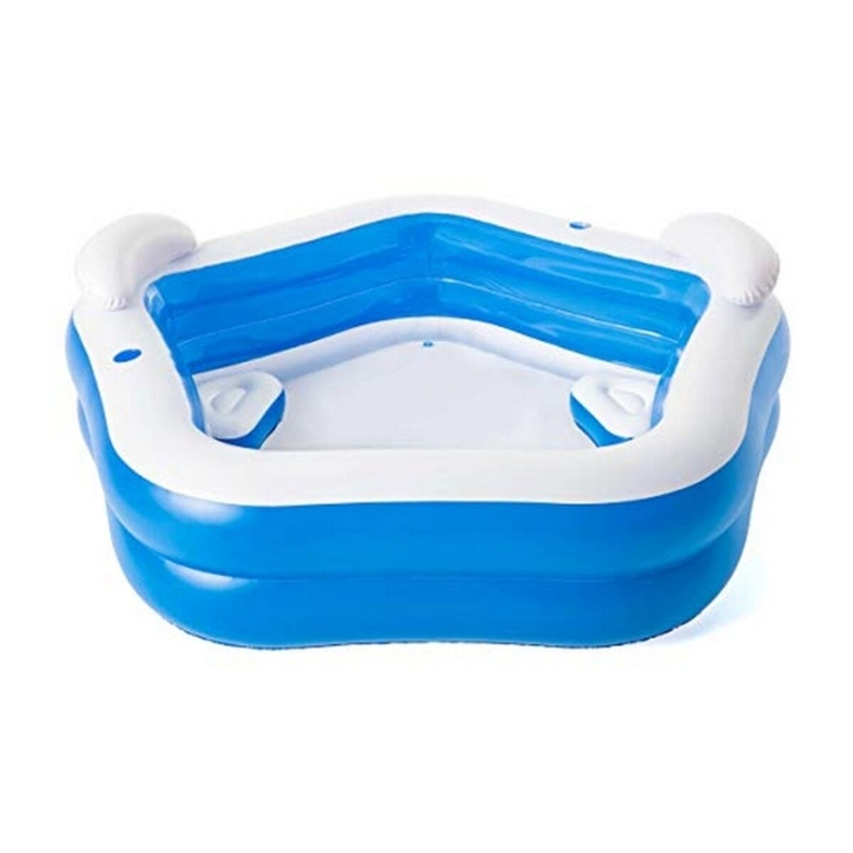 Bestway Uppblåsbar Pool 2 Kamrar Family 213x206x69 cm +6 År Trädgård 54153 finns hos Aktivcamping
