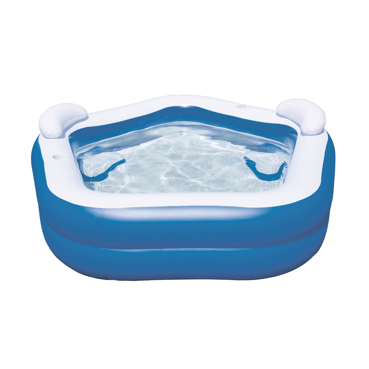 Bestway Uppblåsbar Pool 2 Kamrar Family 213x206x69 cm +6 År Trädgård 54153 finns hos Aktivcamping