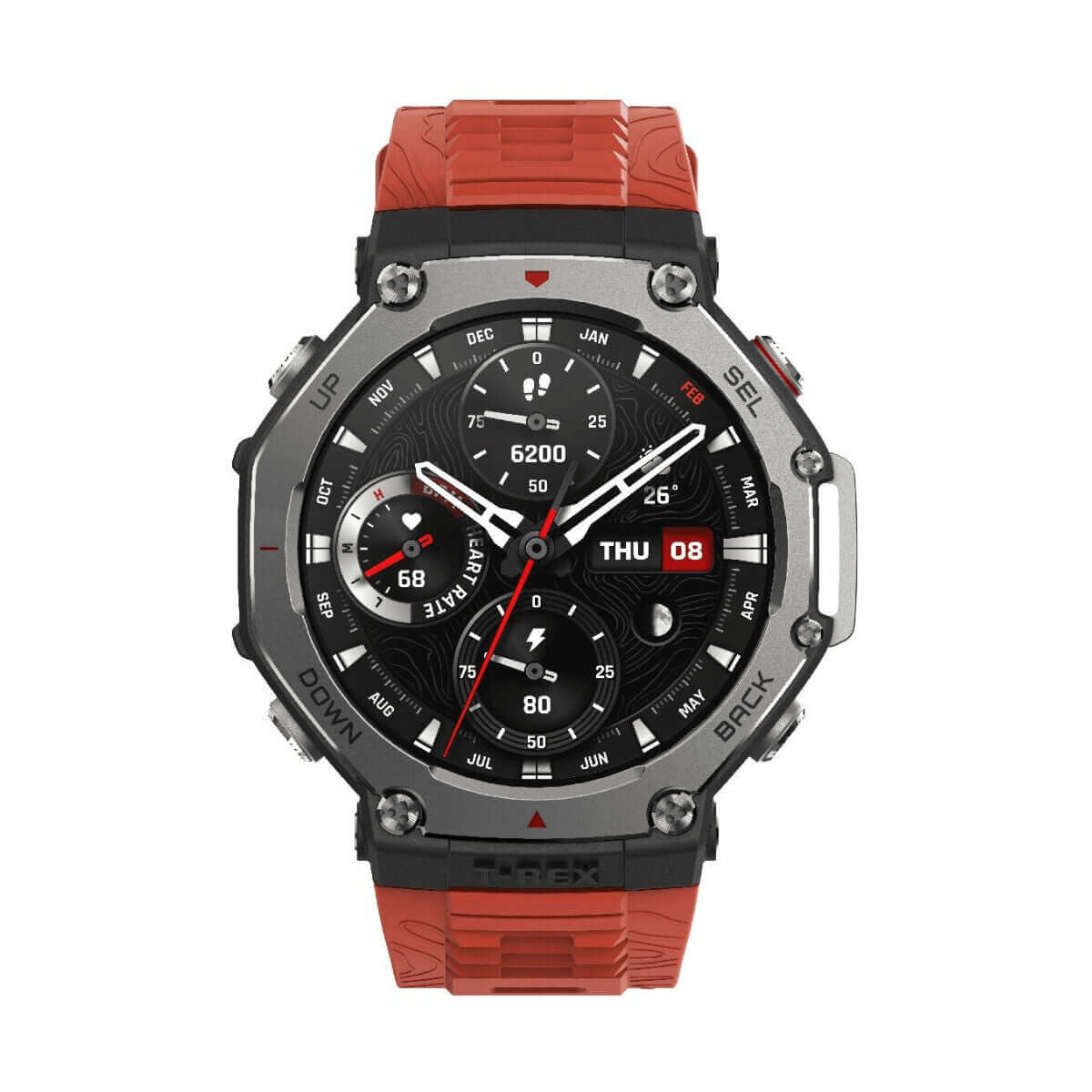 Smartklocka Amazfit T-REX 3 Röd 1,5" 47 mm - finns hos Aktivcamping