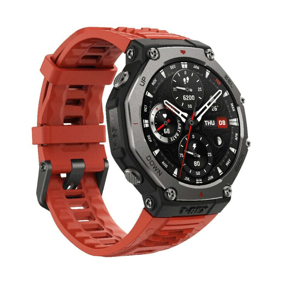 Smartklocka Amazfit T-REX 3 Röd 1,5" 47 mm - finns hos Aktivcamping