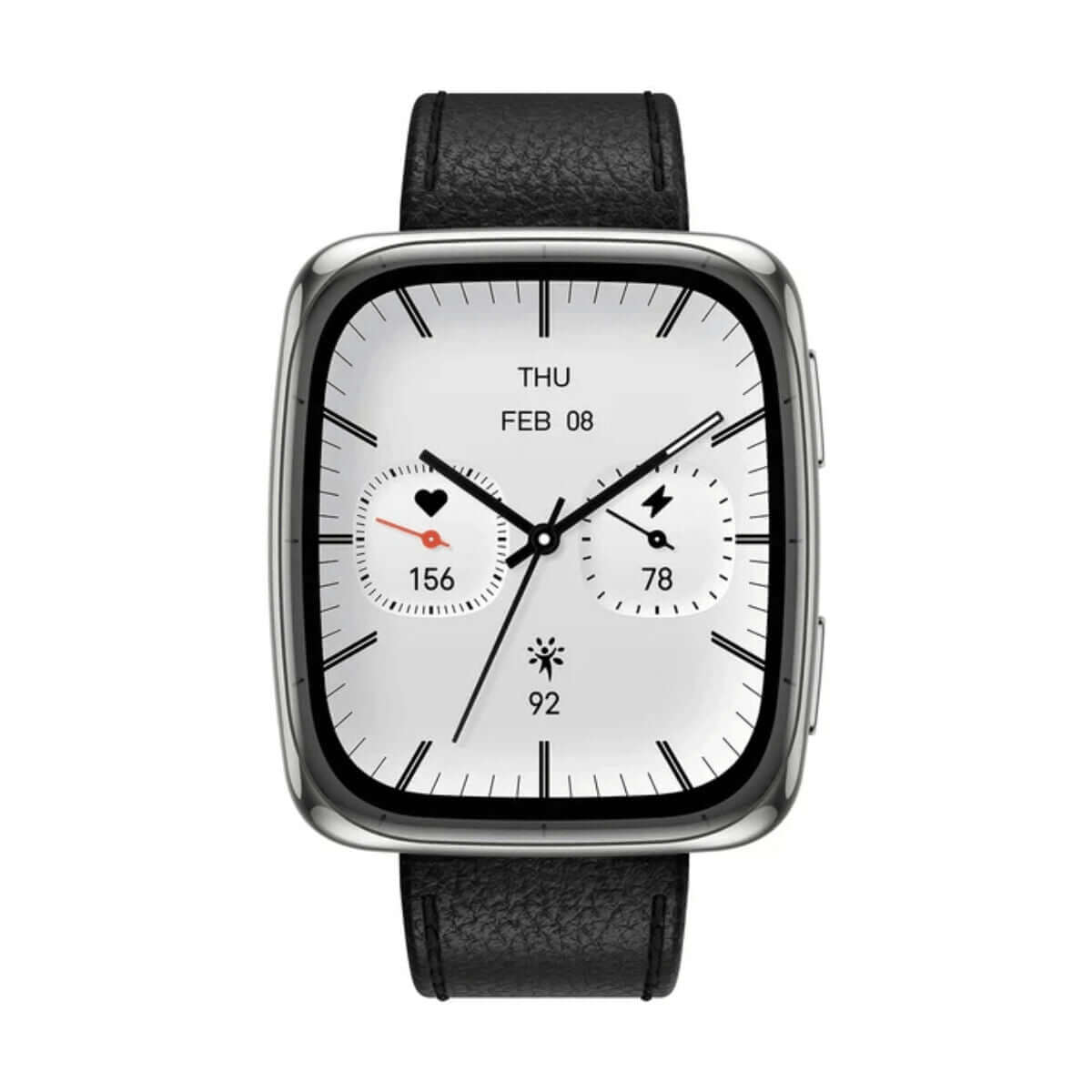Smartklocka Amazfit ACTIVE 2 SQUARE Svart 1,75" finns hos Aktivcamping