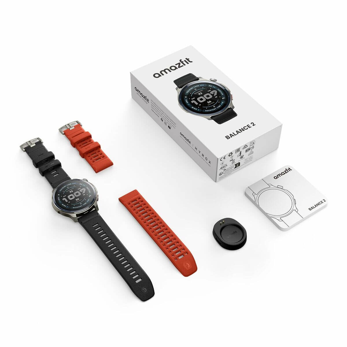 Smartklocka Amazfit Balance 2 Svart 1,5" finns hos Aktivcamping