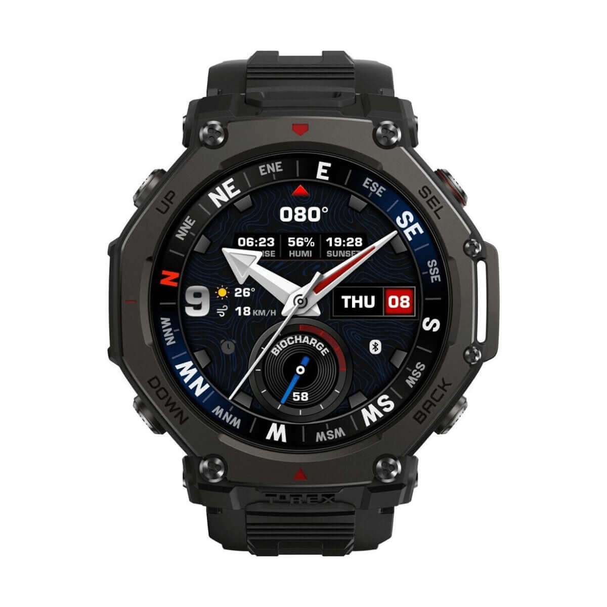 Smartklocka Amazfit T-Rex 3 Pro Svart 1,5" finns hos Aktivcamping