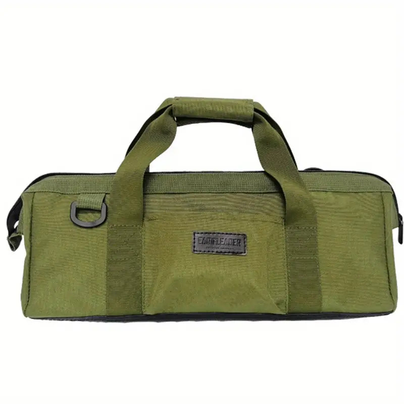 Portabel Förvaringsväska i Army Green Oxford Canvas för Camping och Utomhusbruk