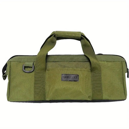 Portabel Förvaringsväska i Army Green Oxford Canvas för Camping och Utomhusbruk