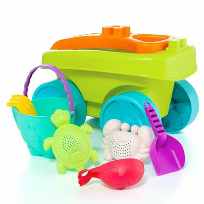 Set with beach cart and accessories Moltó 6 pieces