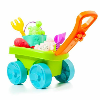 Set with beach cart and accessories Moltó 6 pieces