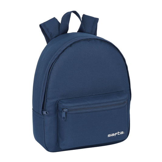 Backpack Safta Mini Navy Blue 27 x 32 x 10 cm