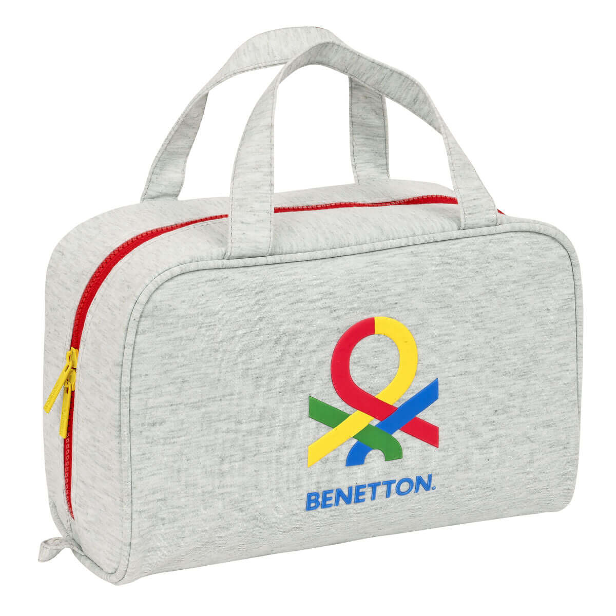 Skolnecessär Benetton Pop Grå 31 x 14 x 19 cm finns hos Aktivcamping