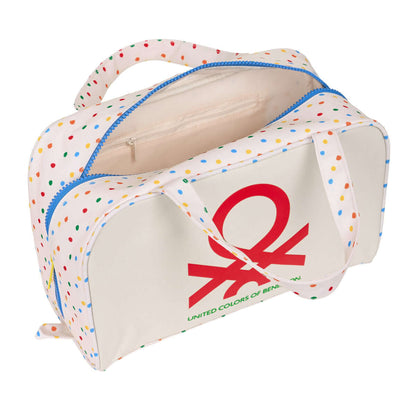 Skolnecessär Benetton Topitos Vit 31 x 14 x 19 cm finns hos Aktivcamping