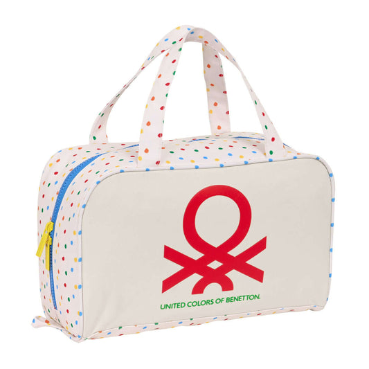 Skolnecessär Benetton Topitos Vit 31 x 14 x 19 cm finns hos Aktivcamping