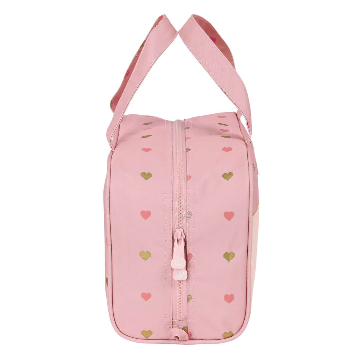 Skolnecessär Glow Lab Hearts Rosa 31 x 14 x 19 cm finns hos Aktivcamping