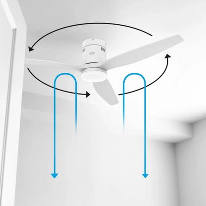 Takfläkt Taurus POLAR3B PURE Vit 30 W Ø 132 cm finns hos Aktivcamping