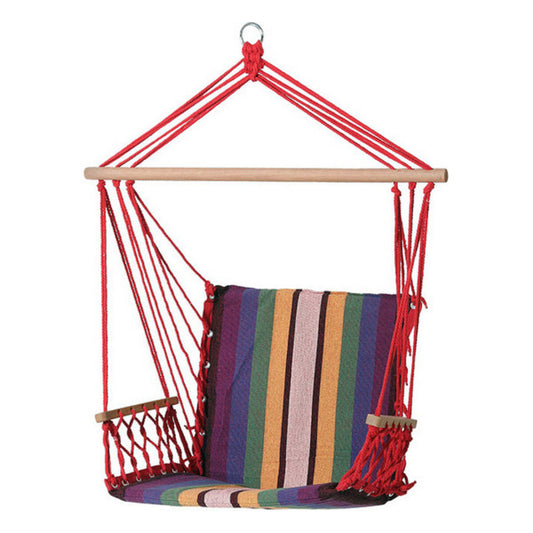 Hanging chair Multicolour Red 100 x 50 x 3 cm