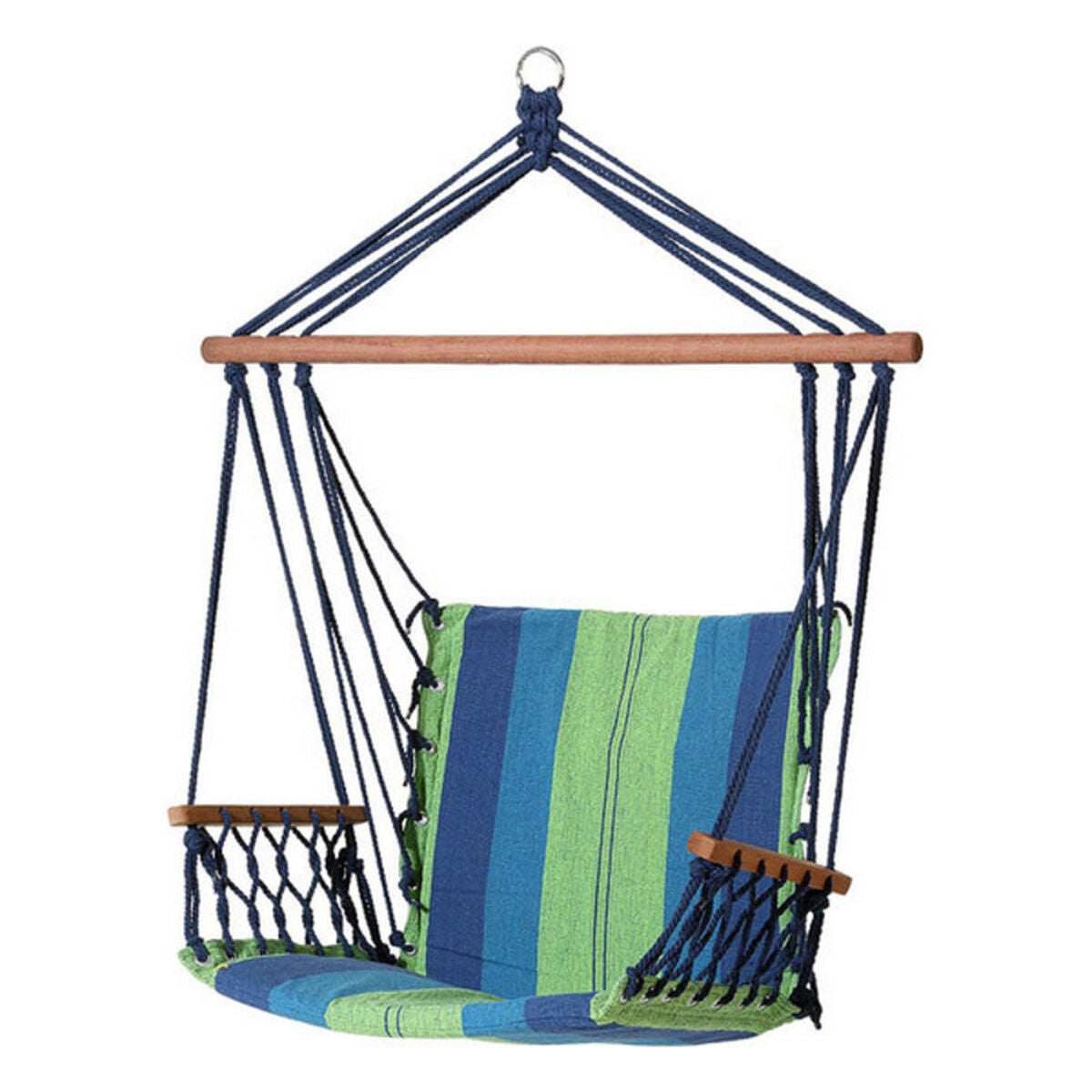 Hanging chair Multicolour Blue 100 x 50 x 3 cm