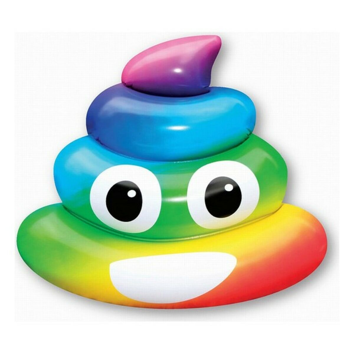 Air mattress Rainbow Poo (107 x 121 x 26 cm)