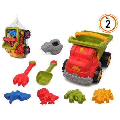 Beach toys set 8 pieces Dinosaurs