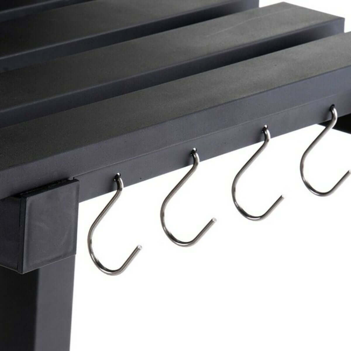 Kolgrill med lock och hjul Svart Metall Stål 140 x 60 x 108 cm finns hos Aktivcamping