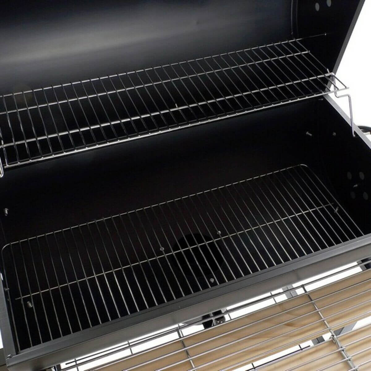 Kolgrill med lock och hjul DKD Home Decor Svart finns hos Aktivcamping