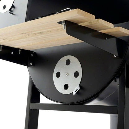 Kolgrill med lock och hjul DKD Home Decor Svart finns hos Aktivcamping