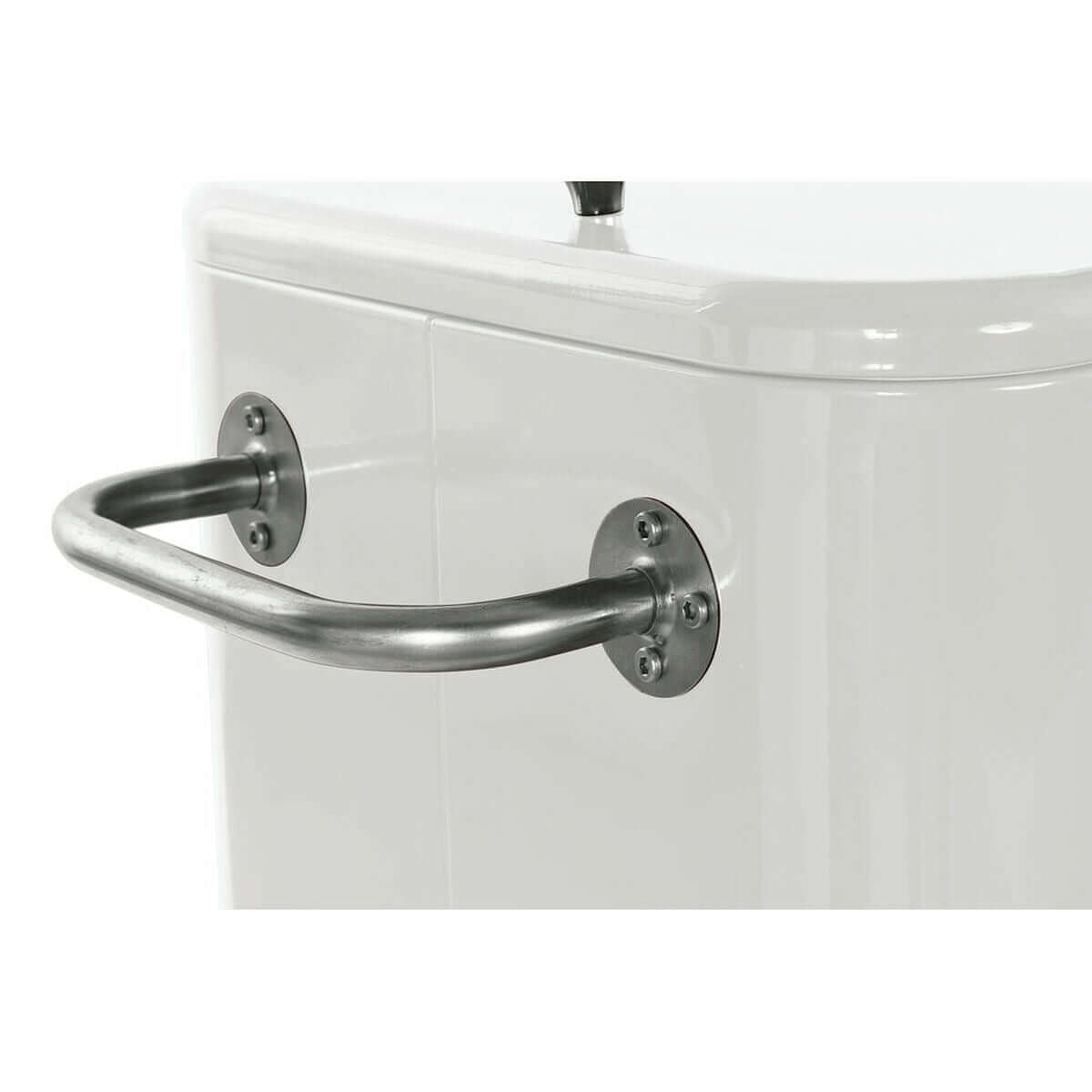 Utomhuskyl DKD Home Decor Vit Med hjul Stål PP (56 L) (74 x 43 x 80 cm) finns hos Aktivcamping