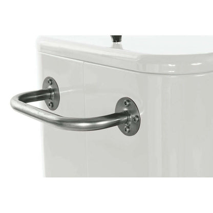 Utomhuskyl DKD Home Decor Vit Med hjul Stål PP (56 L) (74 x 43 x 80 cm) finns hos Aktivcamping