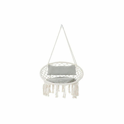 Hanging chair DKD Home Decor Beige Multicolour 82 x 62 x 123 cm