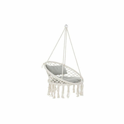 Hanging chair DKD Home Decor Beige Multicolour 82 x 62 x 123 cm