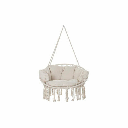 Hanging chair DKD Home Decor Beige Exclusive 100 x 80 x 145 cm