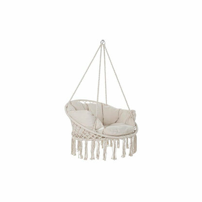 Hanging chair DKD Home Decor Beige Exclusive 100 x 80 x 145 cm