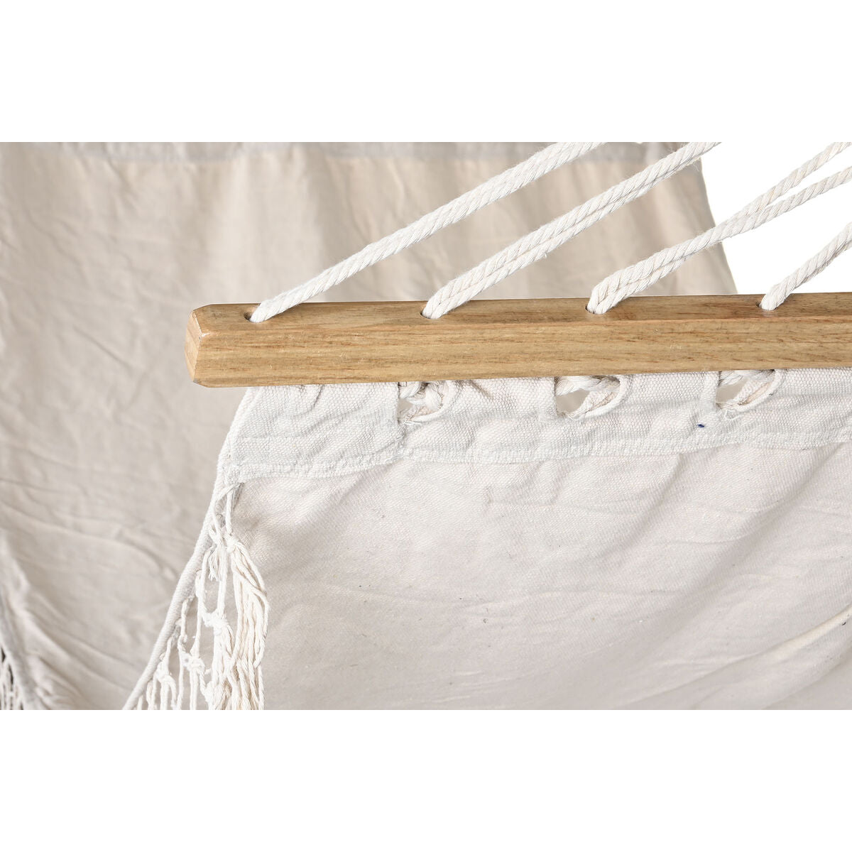 Hammock DKD Home Decor White Oak Fringes (280 x 100 x 5 cm)