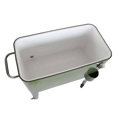 Kyl för utomhusbruk DKD Home Decor Grön Med hjul Stål Polypropen finns hos Aktivcamping