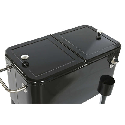 Bärbar kyl DKD Home Decor 74 x 43 x 83 cm Svart Stål Aluminium polypropen 56 L finns hos Aktivcamping