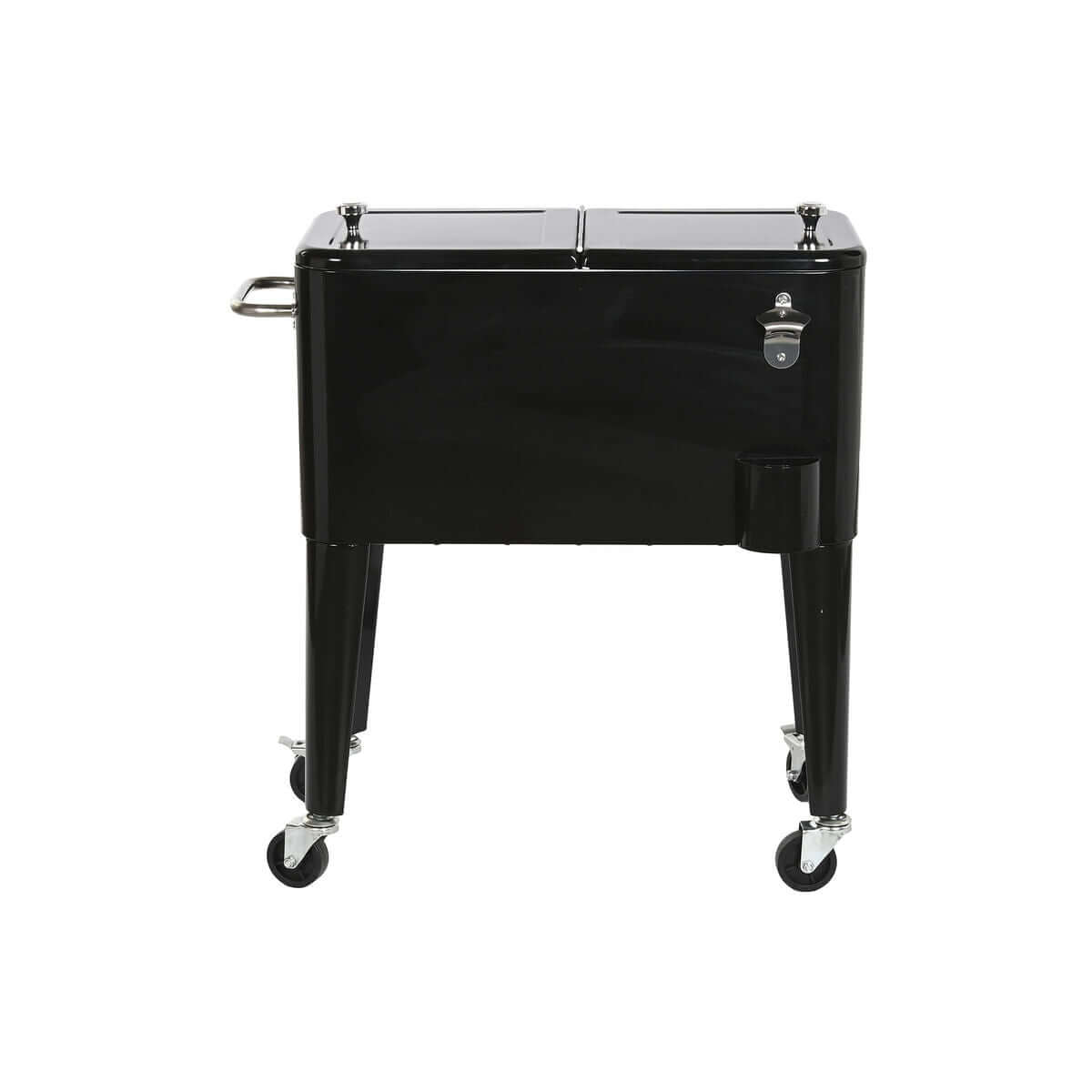 Bärbar kyl DKD Home Decor 74 x 43 x 83 cm Svart Stål Aluminium polypropen 56 L finns hos Aktivcamping