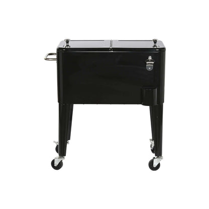 Bärbar kyl DKD Home Decor 74 x 43 x 83 cm Svart Stål Aluminium polypropen 56 L finns hos Aktivcamping