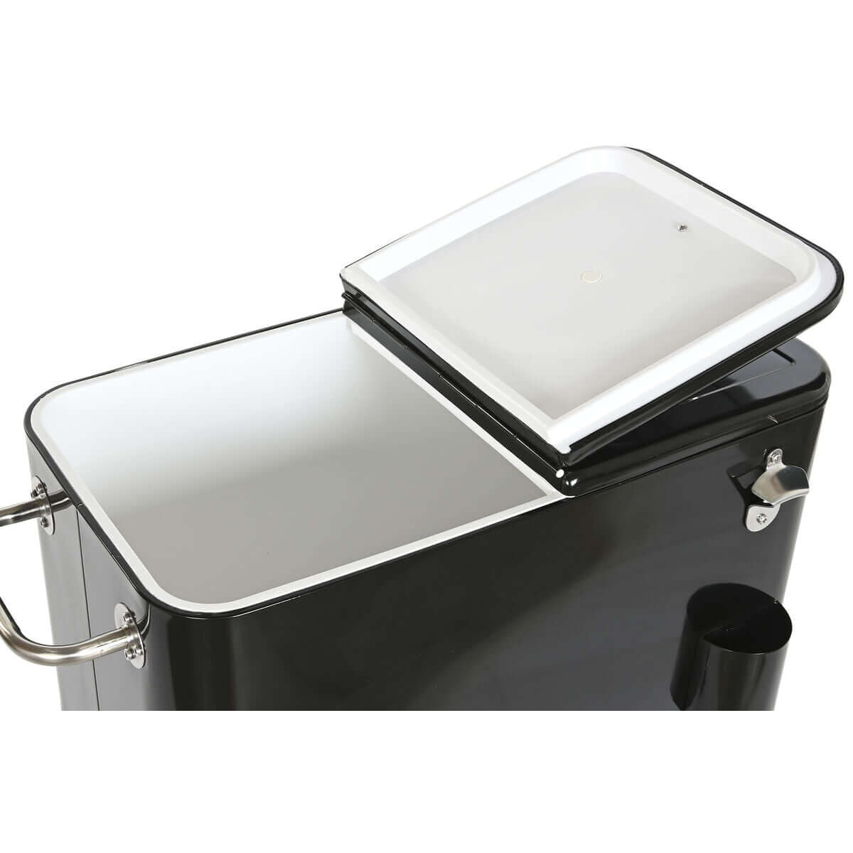 Bärbar kyl DKD Home Decor 74 x 43 x 83 cm Svart Stål Aluminium polypropen 56 L finns hos Aktivcamping