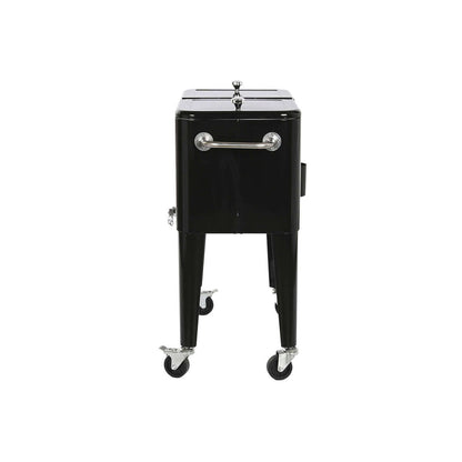 Bärbar kyl DKD Home Decor 74 x 43 x 83 cm Svart Stål Aluminium polypropen 56 L finns hos Aktivcamping