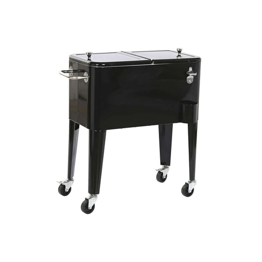 Bärbar kyl DKD Home Decor 74 x 43 x 83 cm Svart Stål Aluminium polypropen 56 L finns hos Aktivcamping