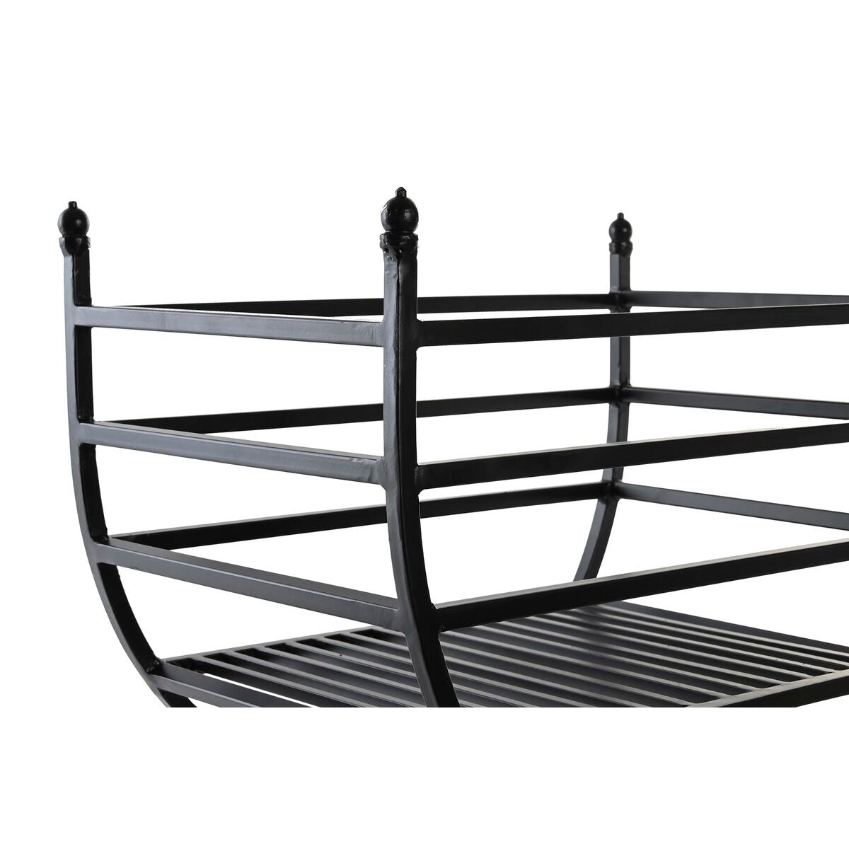 Fireplace accessories DKD Home Decor Firewood rack Steel (48 x 30 x 57 cm)