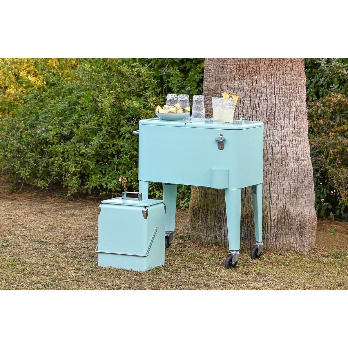 Bärbar kyl Home ESPRIT Grön Stål polypropen 56 L 74 x 43 x 80 cm finns hos Aktivcamping