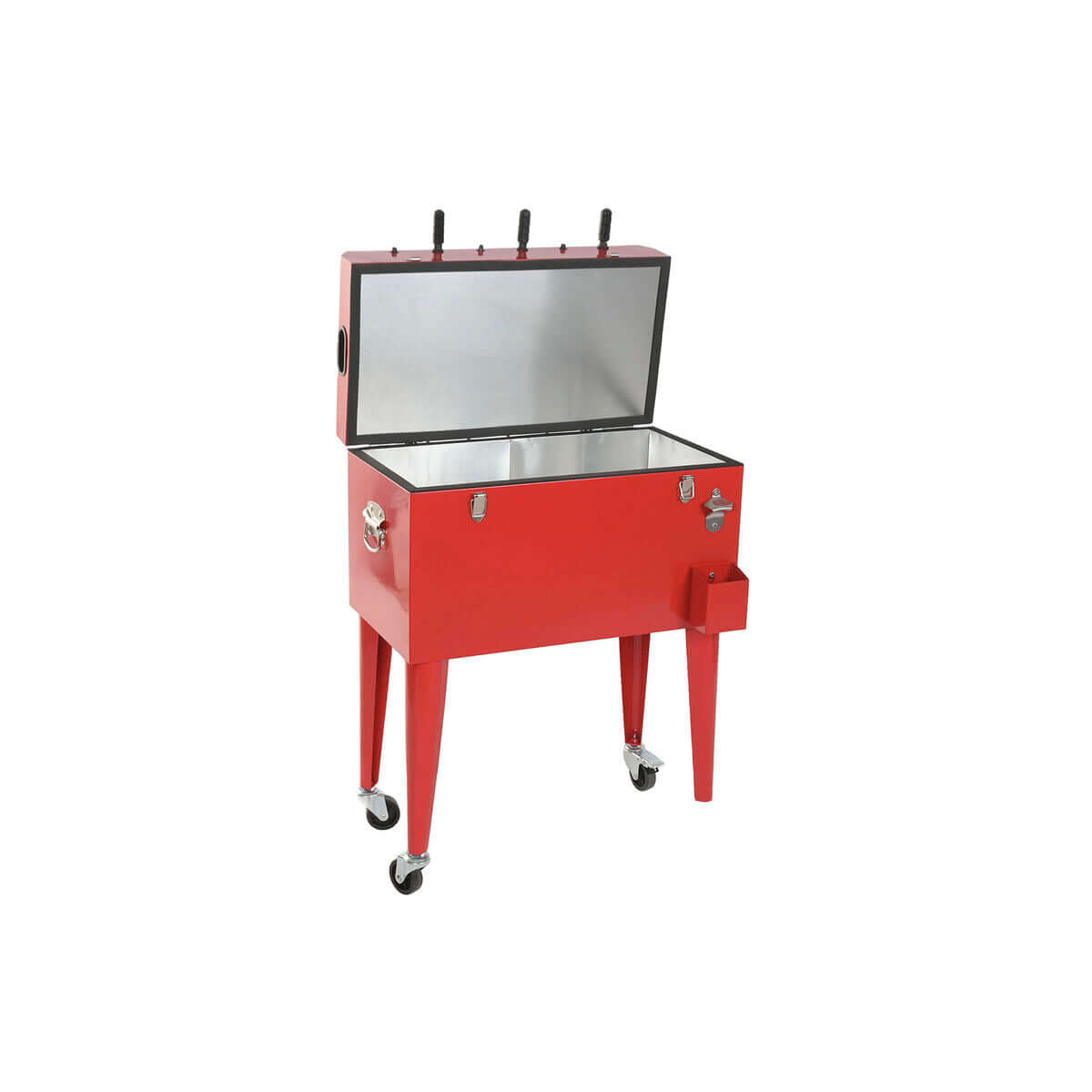 Bärbar kyl Home ESPRIT Röd Metall polypropen 71 X 59 X 95 CM finns hos Aktivcamping
